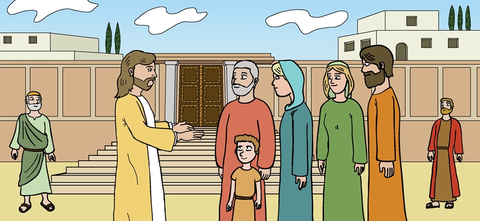 Jesús exclama que ha estat enviat pel Pare per a salvar el món